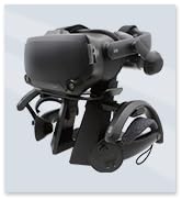 AMVR VR Headset Display Stand and Controllers Holder for Steam Valve Index Virtual Reality Mount ...