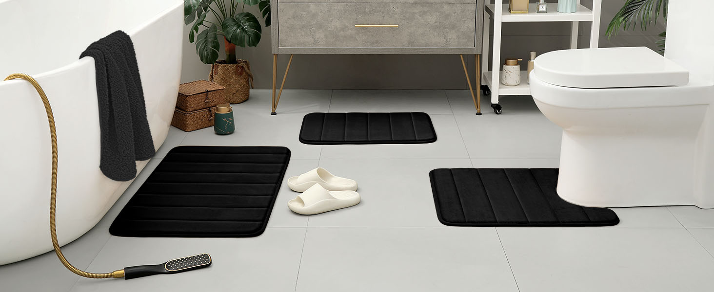 Bathroom rug set
