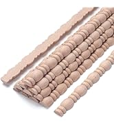 Wood Trim Molding Decorative, Gourd Wood Moldings & Trims, 12 PCS 15.8 inch Long Wooden Strips fo...