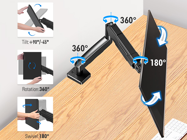 single monitor mount