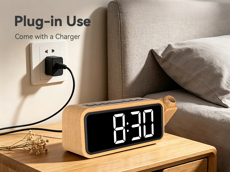 plug-in clock