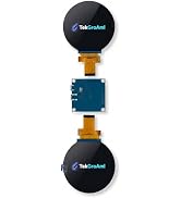 TekGroAml 2.8 Inch Dual IPS Round Circular LCD Display, 480x480 Dual Screen | with H/D Controller...