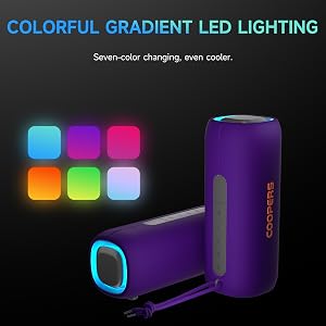 Bluetooth Speakers with RGB Lights