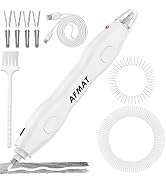 AFMAT Electric Eraser, Dual Tip, 140 Eraser Refills, Rechargeable Pencil Erasers for Artists, Ele...