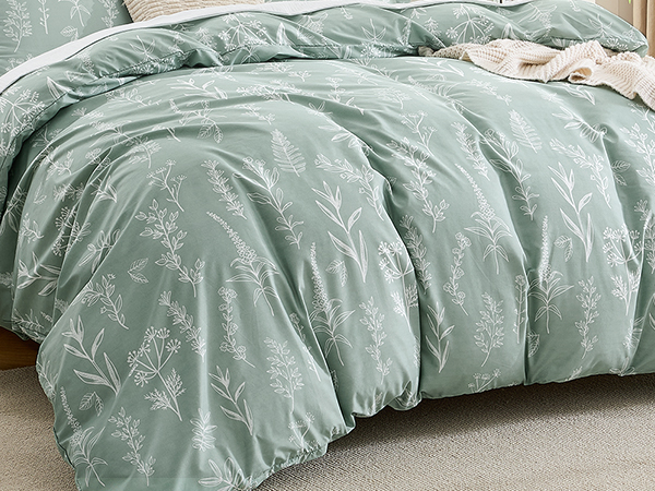 botanical duvet cover set
