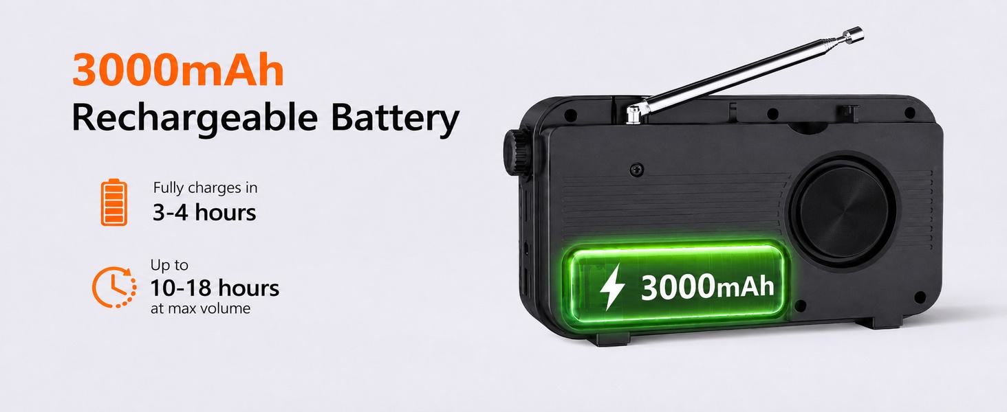 rechargebale radio