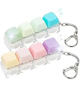 Keyboard Clicker Fidget, Keyboard Fidget Toy Silent Clicker Fidget Keychain Clicky Keyboard Fidge...