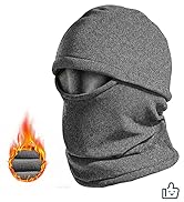 Winer Ski Mask Balaclava Thick Fleece Thermal Hat Warm Face Cover Windproof Headwear Fishing Cold
