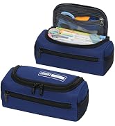 ECHSRT Jumbo Pencil Case Organizer for Men Women, Extra Large Capacity Pencil Pouch, Sturdy Porta...