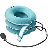 SIWEI Cervical Neck Traction Device for Neck Pain Relief - Inflatable Neck Stretcher Traction Col...