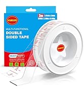 VUBOJO Double Sided Tape Heavy Duty - Dustproof & Easy-Peel Liner- Nano Double Sided Adhesive Tap...