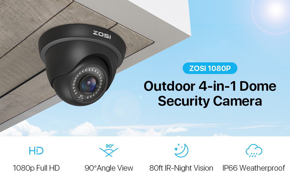 ZOSI 1080p outdoor security camera