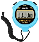 FCXJTU Digital Simple Stopwatch Timer, No Bells, No Alarm, Simple Basic Operation, Silent, Clear ...