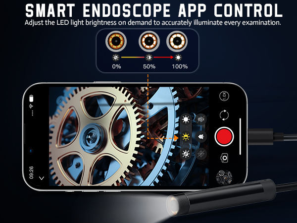 Endoscope Camera with Light