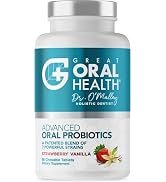 Oral Probiotics for Mouth Bad Breath Treatment for Adults; Dentist Formulated Dental Probiotics f...