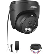 Anlapus 4K 8MP Wired Home Security Camera Outdoor Indoor, IP66 Weatherproof Dome Analog CCTV Came...