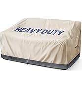 Extra Heavy Duty Outdoor Couch Cover Waterproof, Large 3-Seater Patio Sofa Cover, Lawn Patio Furn...