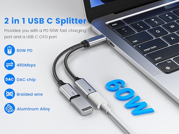 usb c splitter