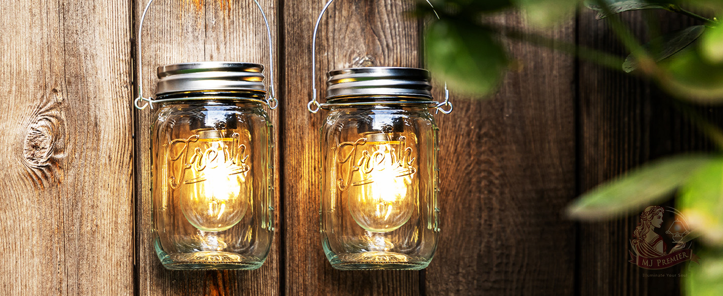 Mason Jar Lights Hanging