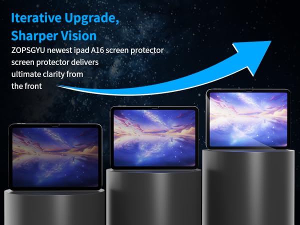 iPad 10th generation Screen Protector Clarity Comparison