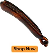 Camila Paris NV133 French Hair Banana Clincher Clip, Classic Girls Updo Flexible Ponytail Holder
