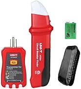 UNI-T UT25A Digital AC Circuit Breaker Finder and Tracker Kit with Electrical Integrated GFCI Out...