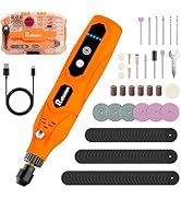 Refenlan Mini Cordless Rotary Tool, 4V Rotary Tool 5 Variable Speeds with 109Pcs Accessories, Typ...