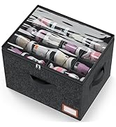 PENGLONG Adjustable Shoe Organizer 16Pairs Storage Box for Closet, Shoe Bin, Shoe Basket Holder, ...