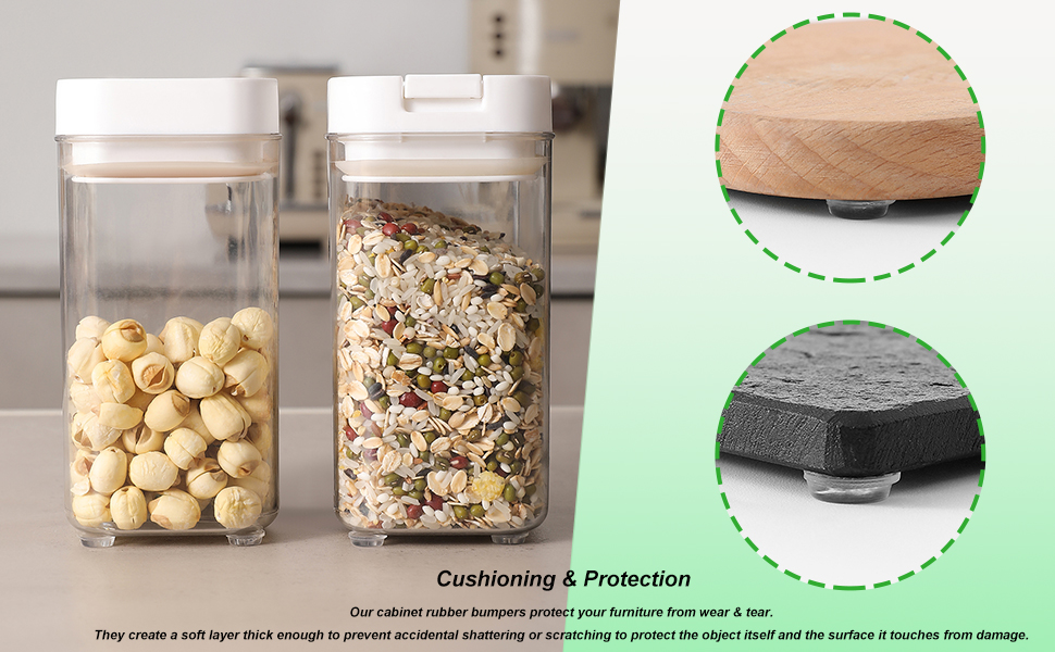 Clear Cabinet Door Bumpers