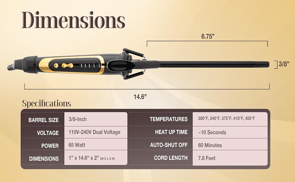 dimensions