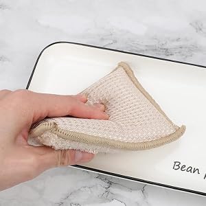 Bamboo fibre sponge