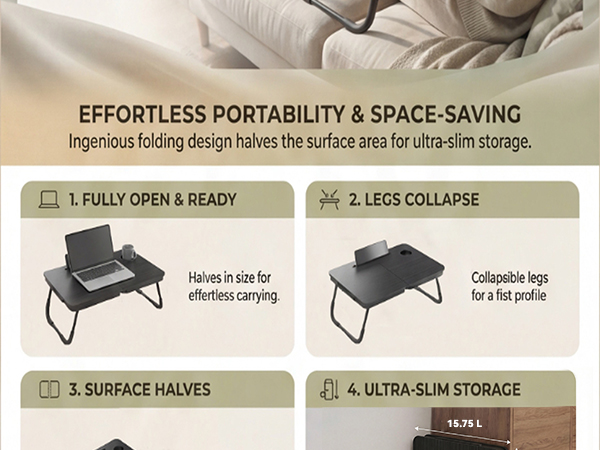 Portable Foldable Laptop Desk