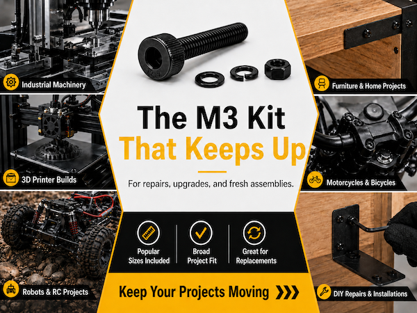 3mm screws, m3 bolt kit, m3 socket head screws, m3 hex screws, m3 screws and nuts
