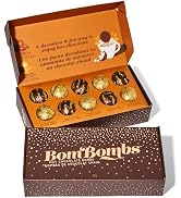 Bombombs Hot Chocolate Bombs, Classic Milk Chocolate Cocoa Bomb Gift Set, Includes 2 Flavors; Car...