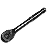 pgroup 1/2-Inch Drive Ratchet Wrench, 90 Tooth Reversible Ratchet, 4-Degree Swing, Ergonomic Hand...