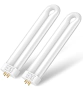 GOOTOP Replacement Bulb for Zap T6 Pro, K15, T9, X3 Bug Zapper Outdoor, 15W, 4-Pin Base, U Shaped...