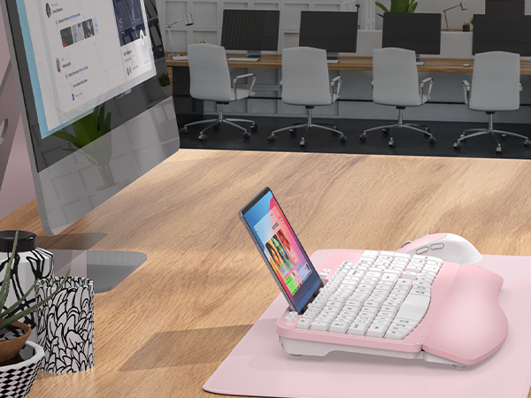 ergonomic keyboard and mouse