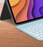 Bluetooth Wireless Keyboard and Mouse Combo-Rechargeable Mini Cute Typewriter Wireless Mouse and ...