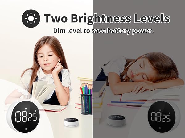 two brightness levels