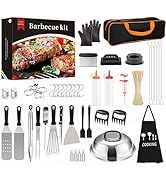 MURRI&MURRDI 149 Pcs Griddle Grill Tools Set, Stainless Steel Griddle Accessories Kit for Blackst...