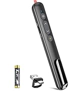 USB-C/USB-A Laser Pointer for Presentation Clicker PowerPoint Wireless Presenter Remote, Google S...