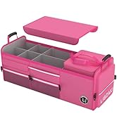 LIBZAKI Oversize 4 in 1 Car Trunk Storage Organizer, Multi Compartment Collapsible Trunk Storage ...