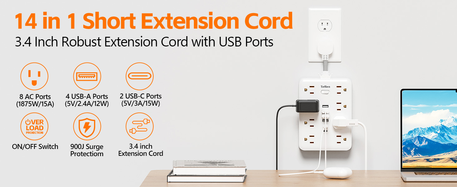 14in1 power strip