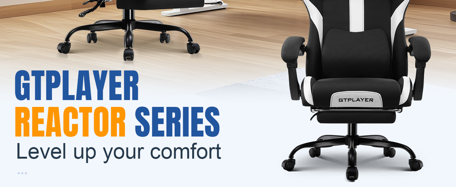 Gaming Chair with Foot Rest