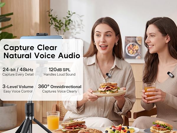 Capture Clear Natural Voice Audio