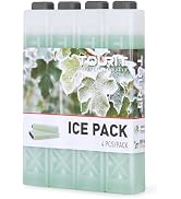 TOURIT Ice Packs for Coolers Reusable Long Lasting Freezer Packs for Lunch Bags/Boxes, Cooler Bac...