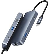NewQ USB4 40Gbps Hub with 8K@60Hz / 4K@120Hz High Refresh HDMI 2.1, 2*USBA 3.2, USBC 3.2, Gigabit...