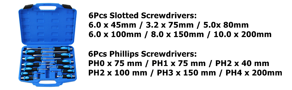 High Torque Screwdriver Set