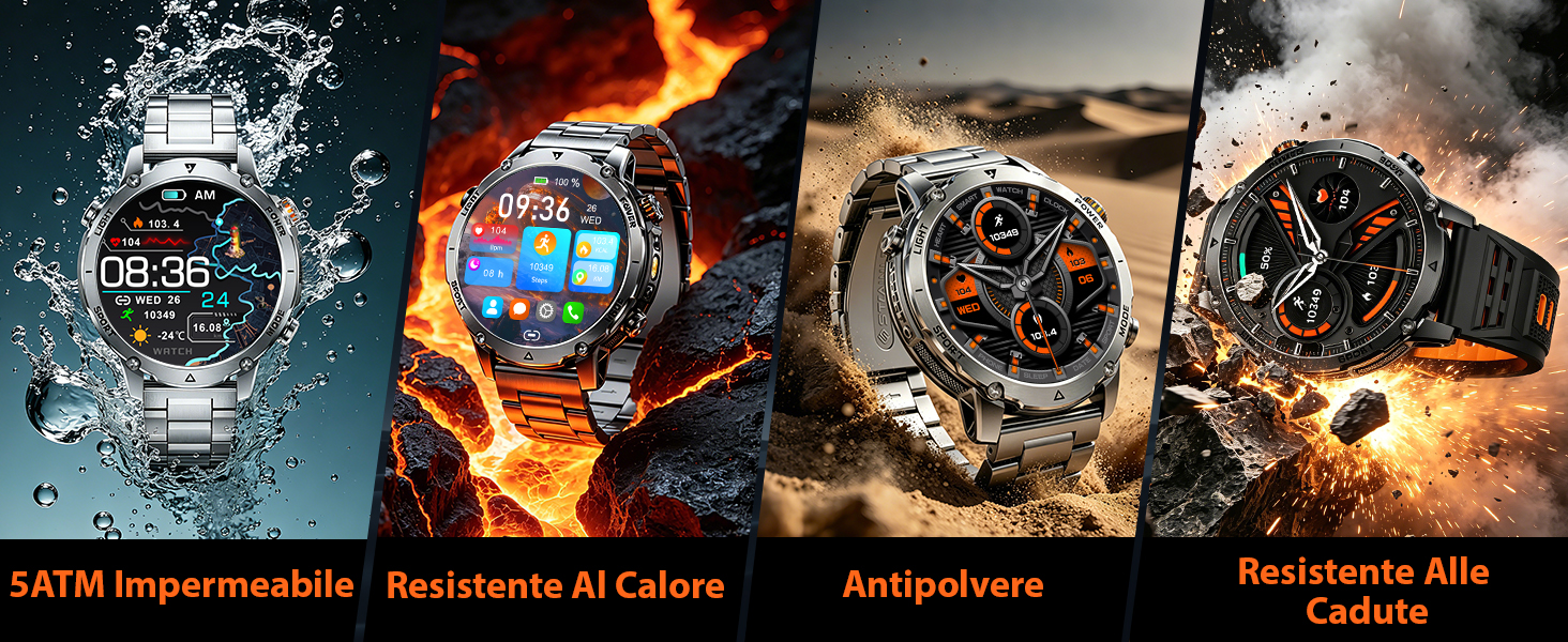 smartwatch compatible with iphone android smart watch for men bluetooth pedometer
