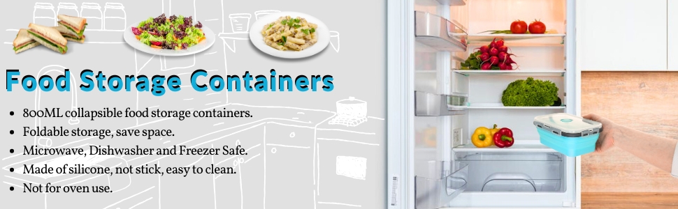 800ml Food Storage Container